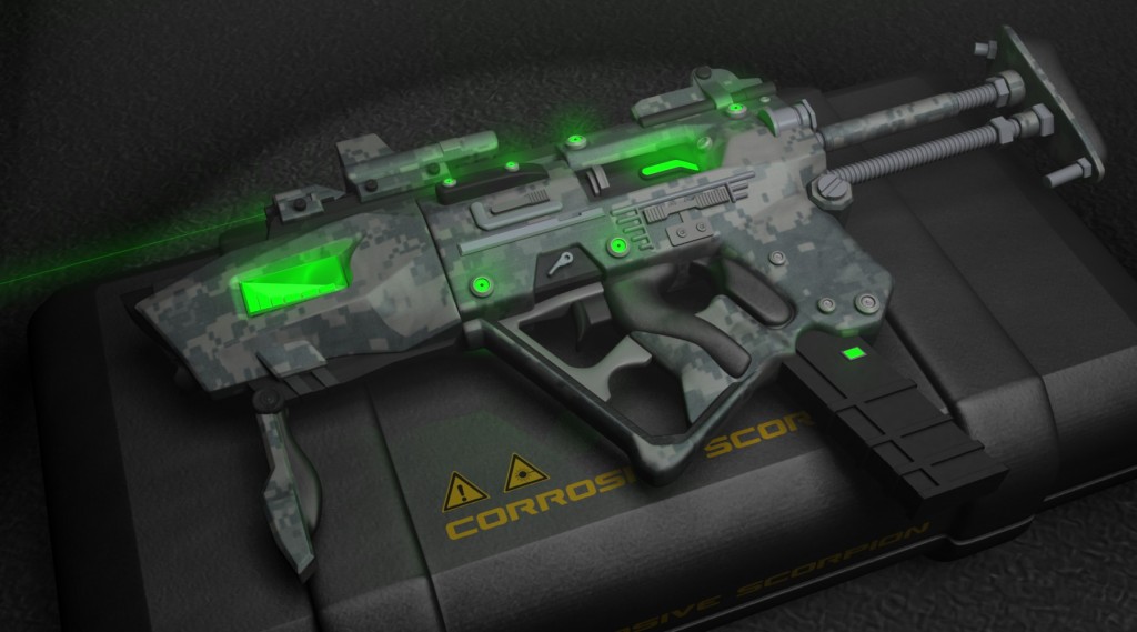 Corrosive scorpion submachine gun preview image 1